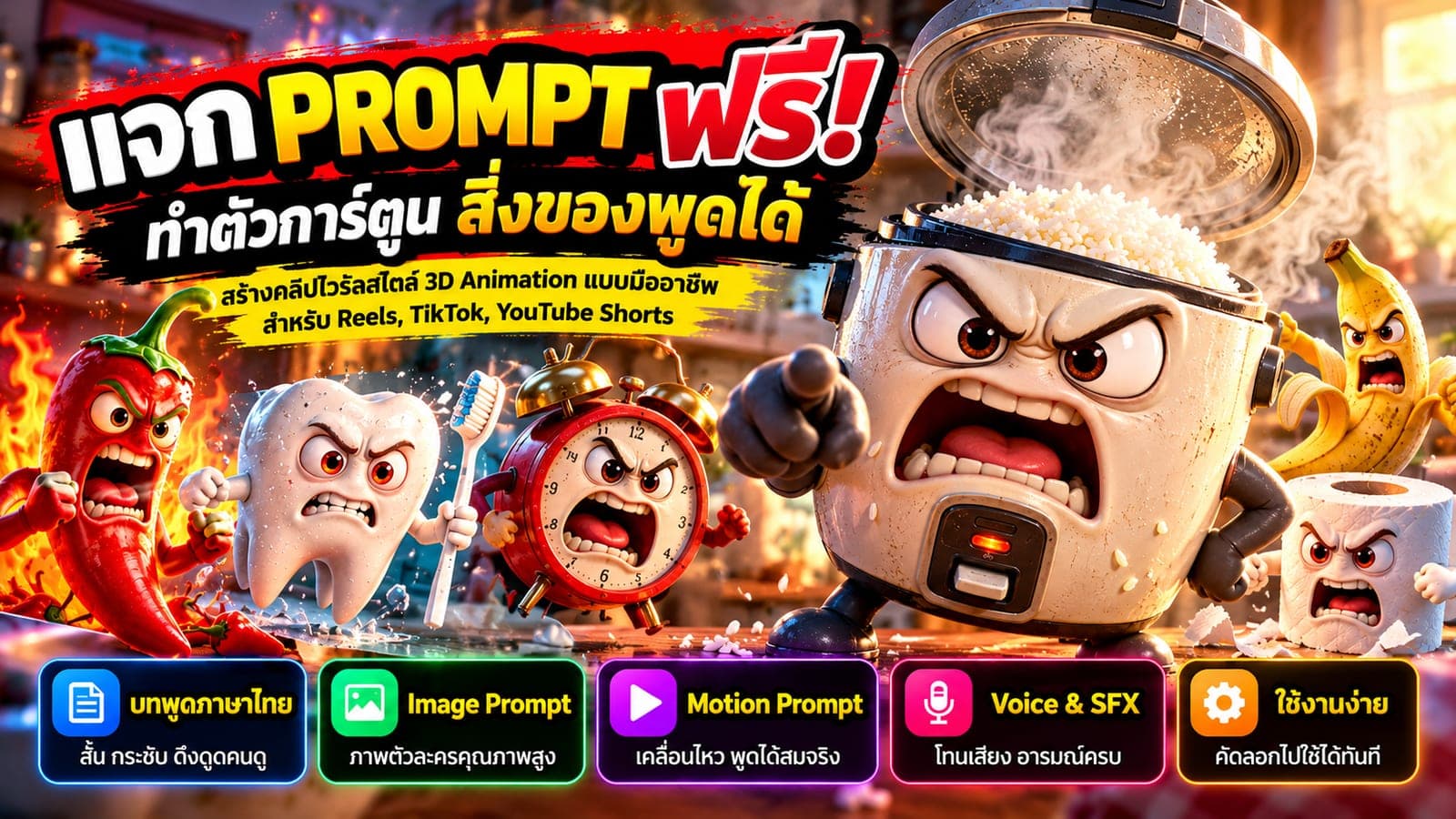 Prompt สิ่งของพูดได้